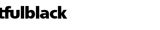 TQF_FruitfulBlack.ttf类型，T字母英文