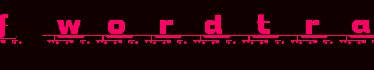 TQF_WordTrain.ttf类型，T字母英文