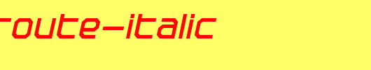 TRACEROUTE-Italic.ttf类型，T字母英文