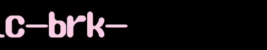 TRAGIC-BRK-.ttf类型，T字母英文