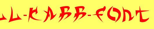 TROLL-KABB-FONT.ttf类型，T字母英文