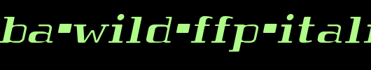 Tabaiba-wild-ffp-Italic.ttf类型，T字母英文