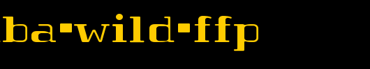 Tabaiba-wild-ffp.ttf类型，T字母英文