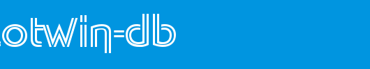 TabascoTwin-DB.ttf类型，T字母英文