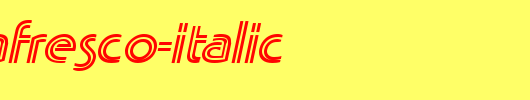 TabathaFresco-Italic.ttf类型，T字母英文