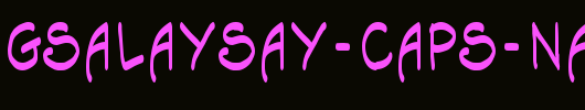 Tagapagsalaysay-Caps-Narrator-.ttf类型，T字母英文