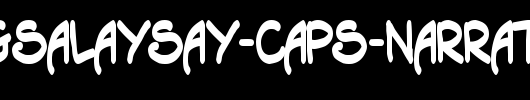 Tagapagsalaysay-Caps-Narrator-Bold.ttf类型，T字母英文