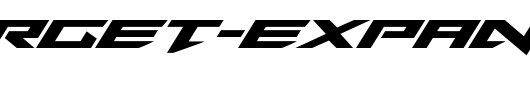 Tarrget-Expanded-Italic.ttf类型，T字母英文