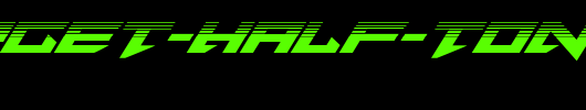 Tarrget-Half-Tone-Italic.ttf类型，T字母英文