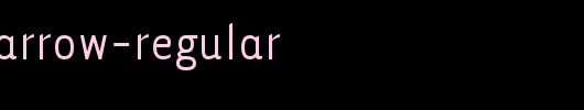 TarzanaNarrow-Regular.ttf类型，T字母英文