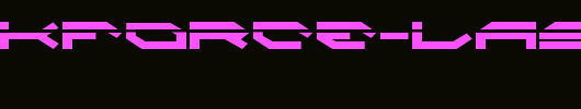 Taskforce-Laser.ttf类型，T字母英文