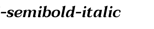 Taviraj-SemiBold-Italic.ttf类型，T字母英文