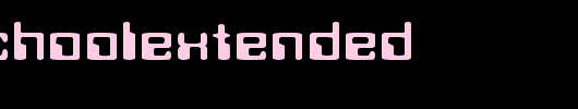 TechSchoolExtended.ttf类型，T字母英文