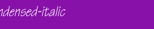 Techno-Condensed-Italic.ttf类型，T字母英文