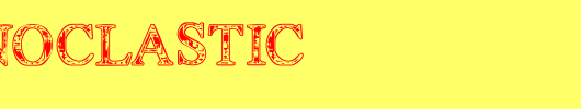 TechnoClastic.ttf类型，T字母英文