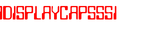 TechnoDisplayCapsSSi.ttf类型，T字母英文
