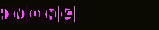 TechnoMK.ttf类型，T字母英文