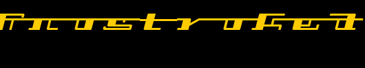 Technostroked.ttf类型，T字母英文