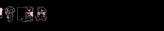 Teddies.ttf类型，T字母英文