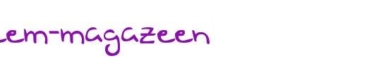 Teen-Dreem-Magazeen.ttf类型，T字母英文