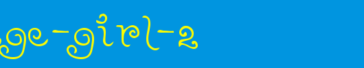 Teenage-Girl-2.ttf类型，T字母英文