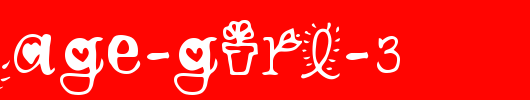 Teenage-Girl-3.ttf类型，T字母英文