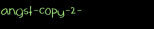 Teenage-angst-copy-2-.ttf类型，T字母英文