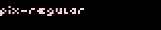 Teeny-Pix-Regular.ttf类型，T字母英文