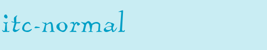 Temble-ITC-Normal.ttf类型，T字母英文