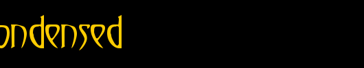 TemplarCondensed.ttf类型，T字母英文