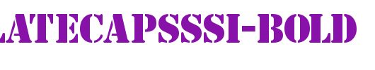 TemplateCapsSSi-Bold.ttf类型，T字母英文