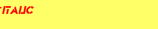 Templett-Italic.ttf类型，T字母英文