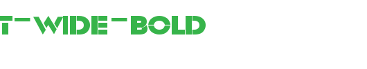 Templett-Wide-Bold.ttf类型，T字母英文