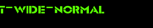 Templett-Wide-Normal.ttf类型，T字母英文