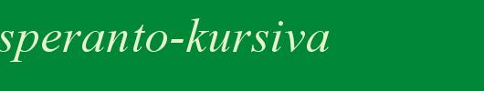 Tempo-Esperanto-Kursiva.ttf类型，T字母英文