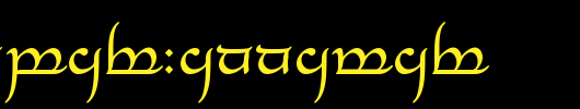 Tengwar-Annatar.ttf类型，T字母英文
