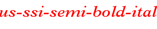 Terminus-SSi-Semi-Bold-Italic.ttf类型，T字母英文