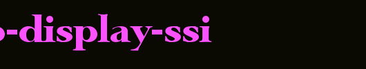 Terono-Display-SSi.ttf类型，T字母英文