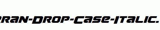 Terran-Drop-Case-Italic.ttf类型，T字母英文