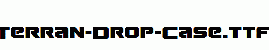 Terran-Drop-Case.ttf类型，T字母英文