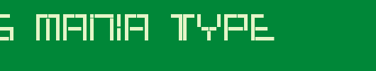 Tetris-Mania-Type.ttf类型，T字母英文