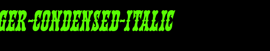 Texas-Ranger-Condensed-Italic.ttf类型，T字母英文