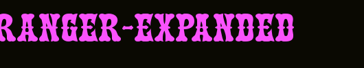 Texas-Ranger-Expanded.ttf类型，T字母英文