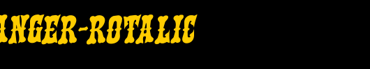 Texas-Ranger-Rotalic.ttf类型，T字母英文
