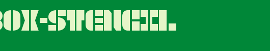 TextBox-Stencil.ttf类型，T字母英文