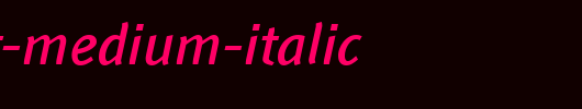 Textra-LT-Medium-Italic.ttf类型，T字母英文