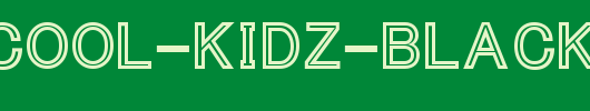 Tha-Cool-Kidz-Black.ttf类型，T字母英文