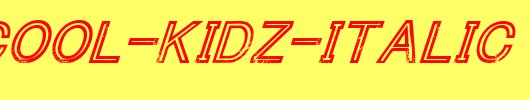 Tha-Cool-Kidz-Italic.ttf类型，T字母英文