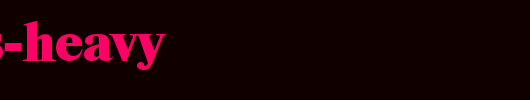 Thames-Heavy.ttf类型，T字母英文
