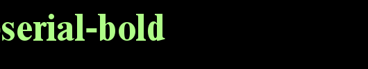 Thames-Serial-Bold.ttf类型，T字母英文